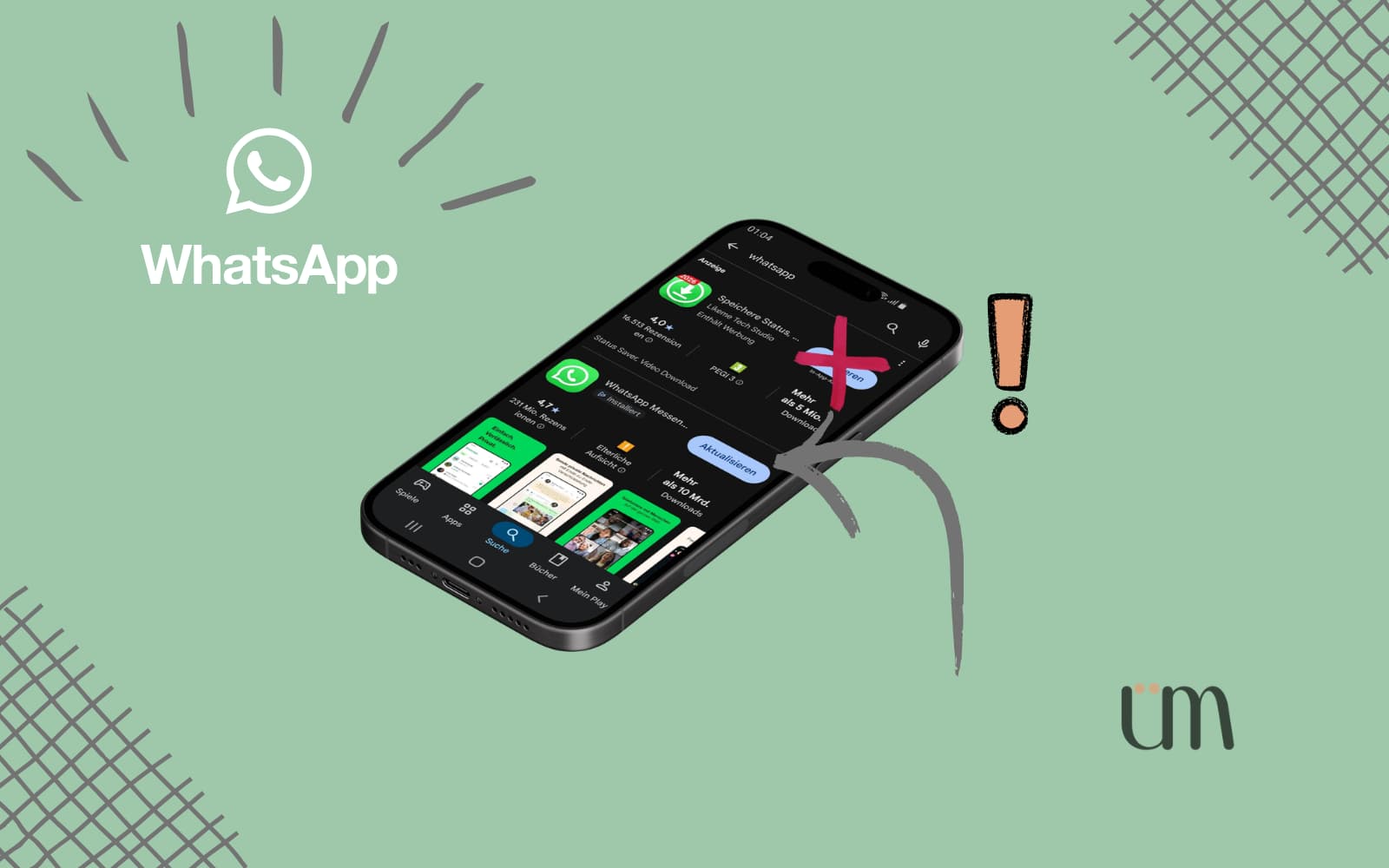 WhatsApp installieren auf Android – Warnung vor gefälschten Apps im Play Store
