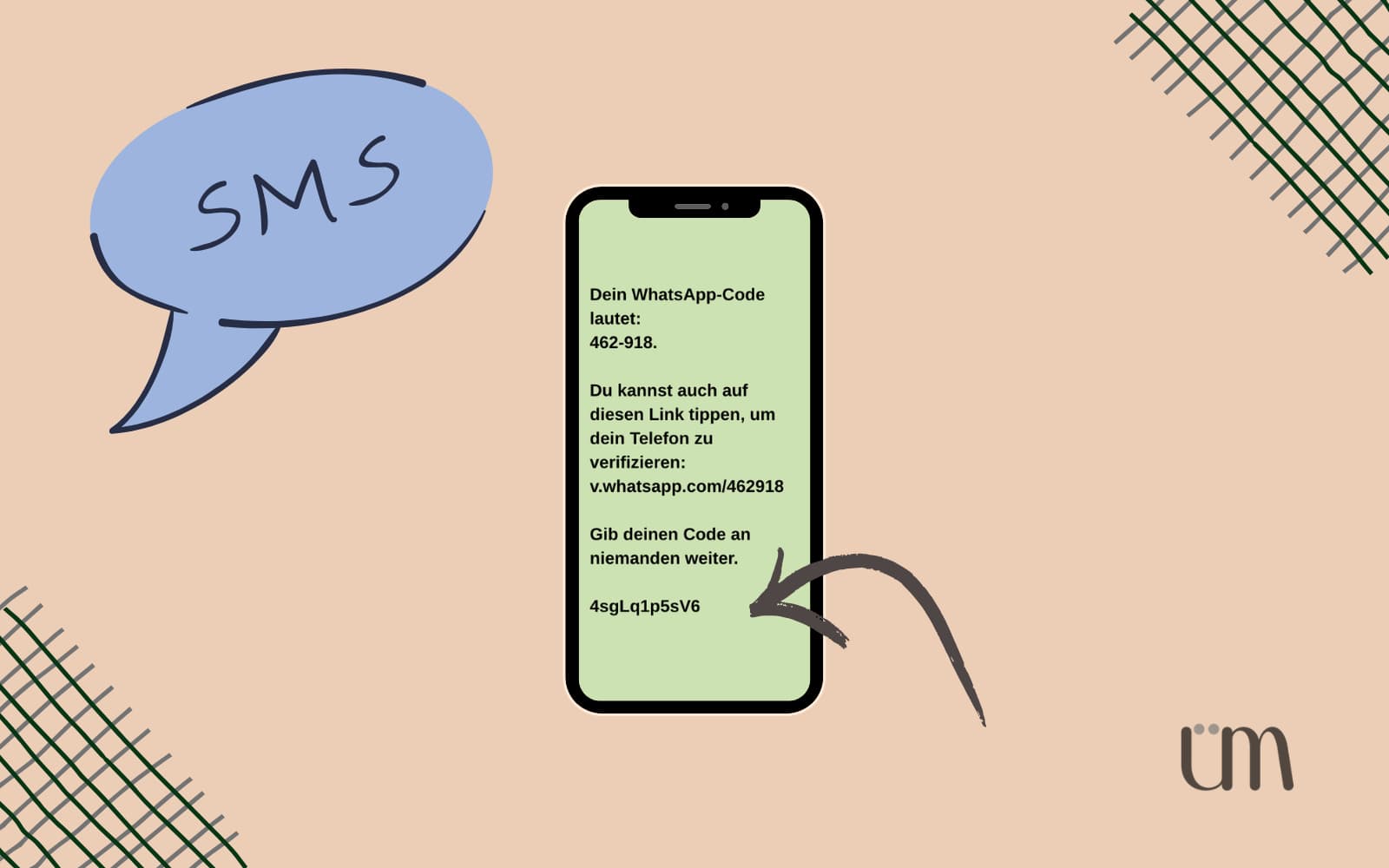 WhatsApp installieren – SMS mit sechsstelligem Verifizierungscode auf dem Smartphone
